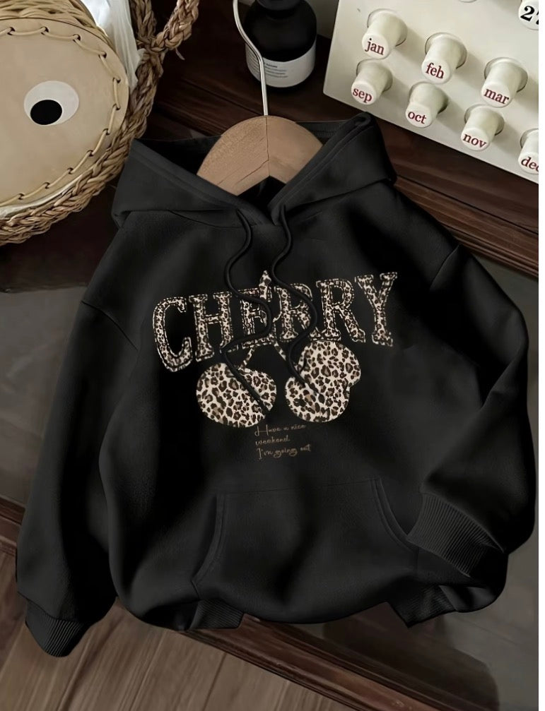Cherry Hoodie – Effortlessly Cool  Comfy