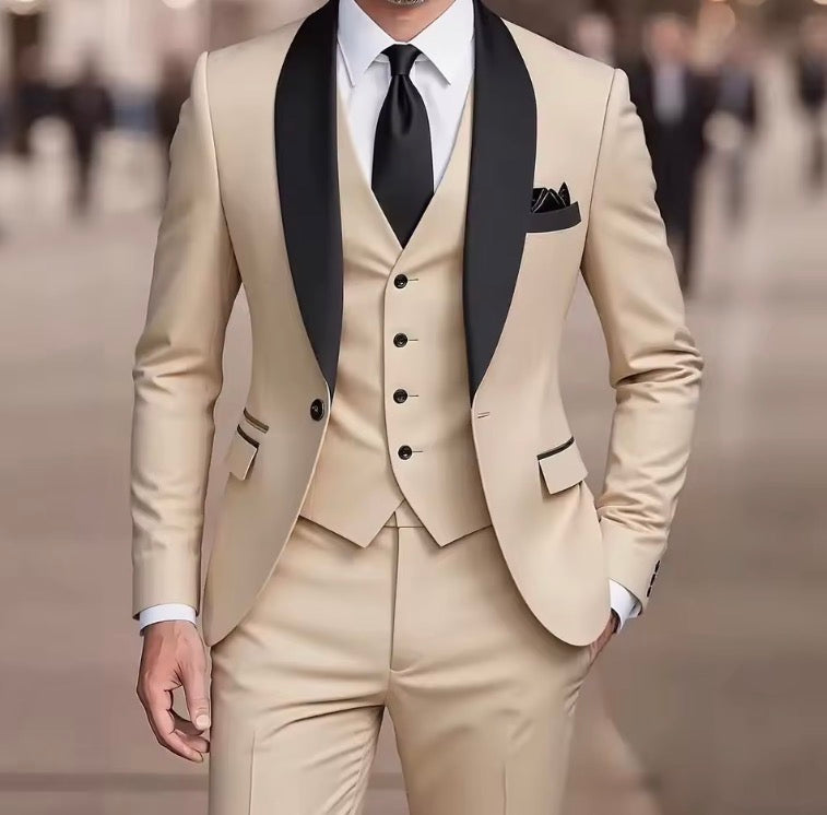 Classic Black 3-Piece Suit – Timeless & Sharp