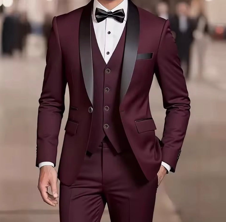 Classic Black 3-Piece Suit – Timeless & Sharp