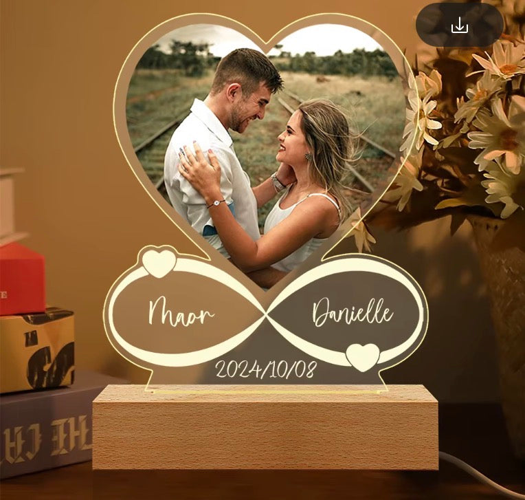 Couples Gifts Custom Photo Love Frame