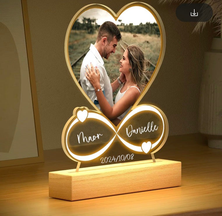 Couples Gifts Custom Photo Love Frame