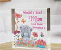 Personalised Me to You Flowery Glass Ornament