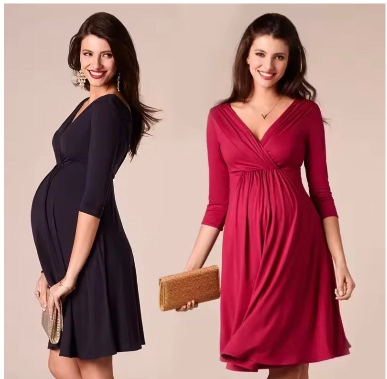Pregnant Summer Breastfeeding Dress