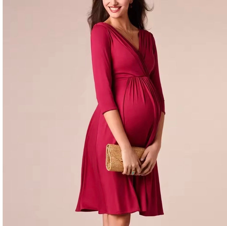 Pregnant Summer Breastfeeding Dress