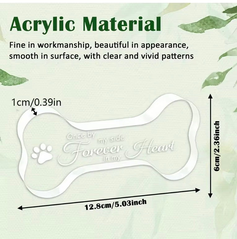 Dog Memorial Plaque.