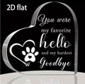 Compassion Pet Acrylic Heart