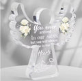 Baby Footprint Memorial Angel Acrylic