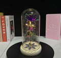 Galaxy Glass Rose Flower, Forever Eternal Crystal