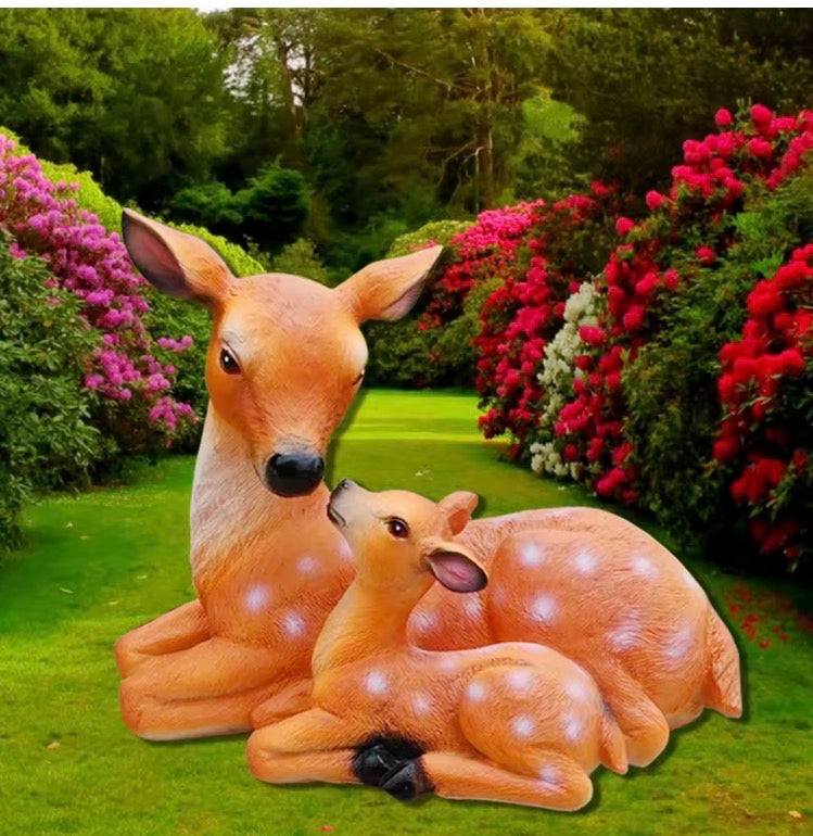 Mothers Love Doe and Fawn