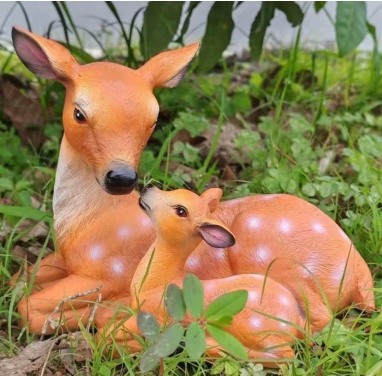 Mothers Love Doe and Fawn