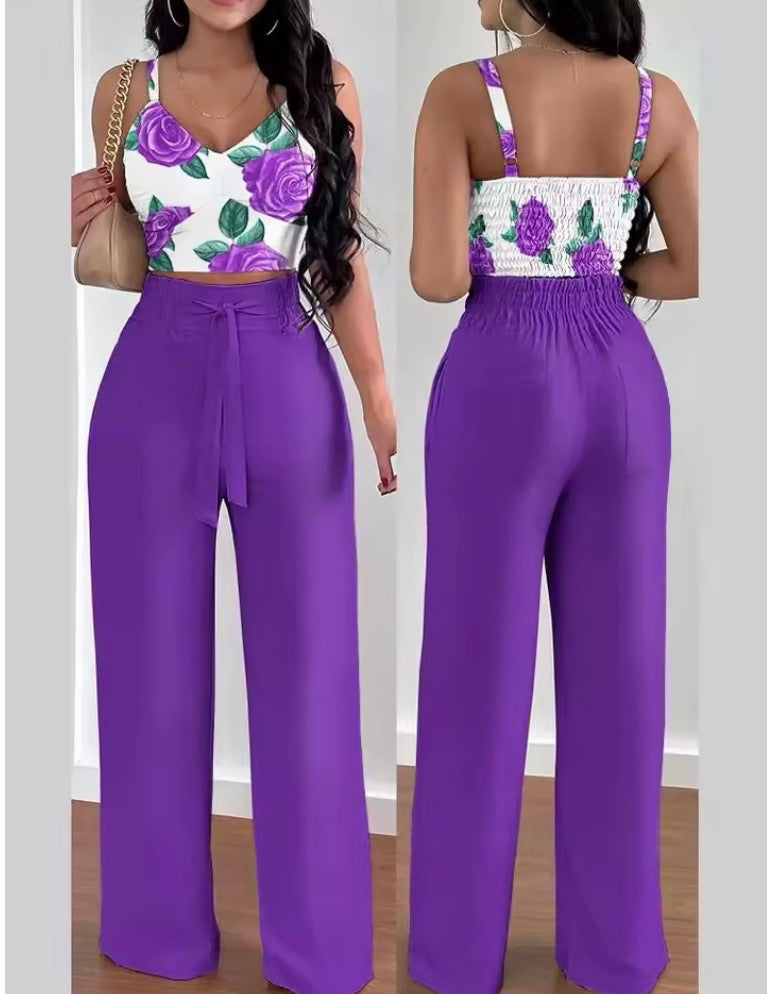 Stylish Two-Piece Summer Set