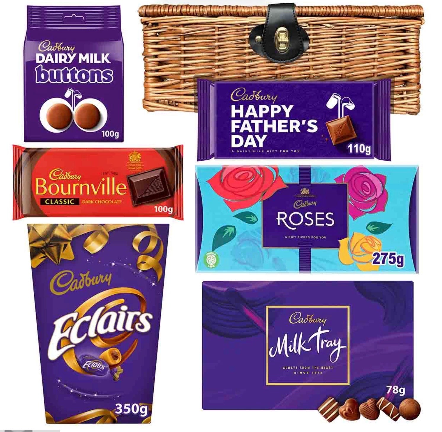 CADBURY "HAPPY FATHER’S DAY" CHOCOLATE BASKET