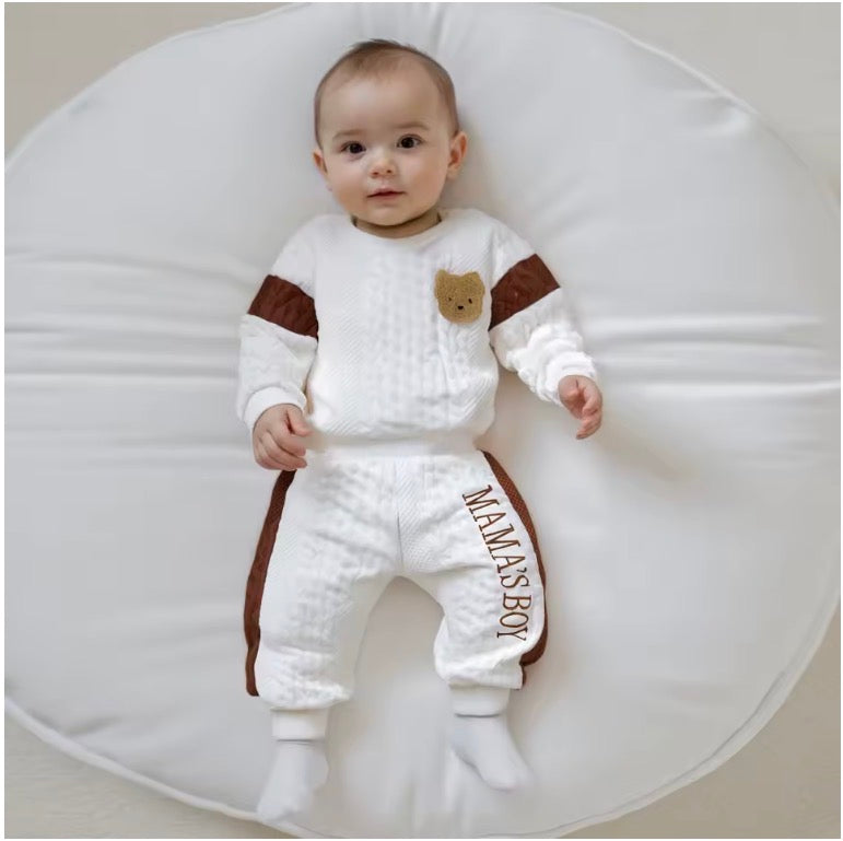 Mama’s Boy Baby Outfit Set