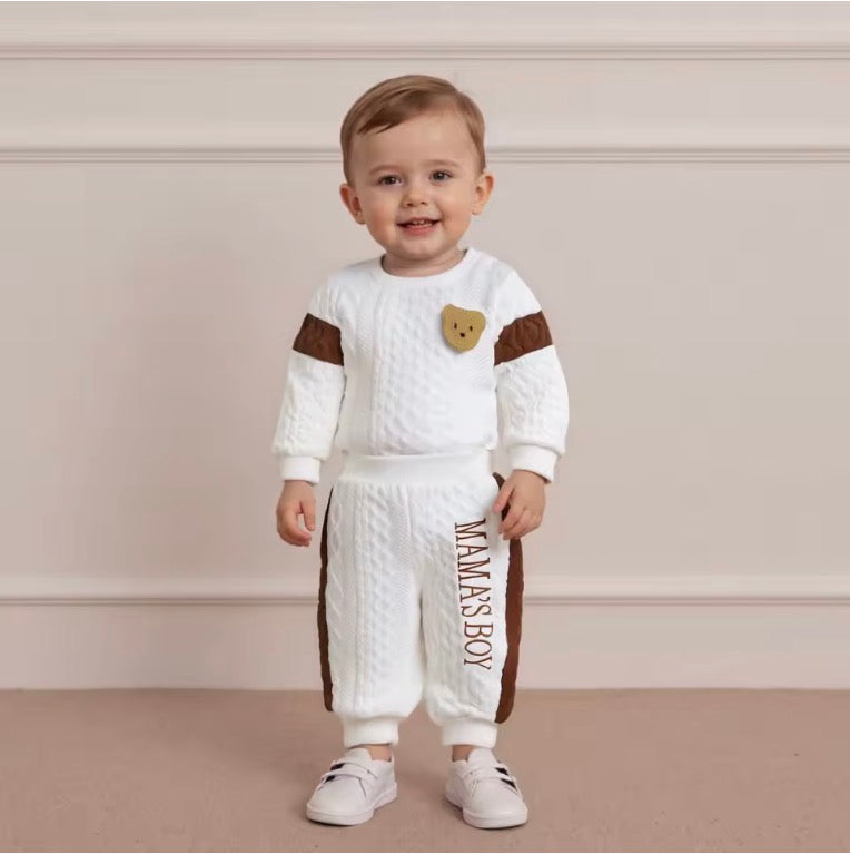 Mama’s Boy Baby Outfit Set