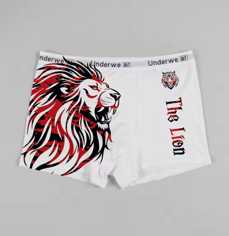 Men's Boxer Briefs Colorful Animal Pattern