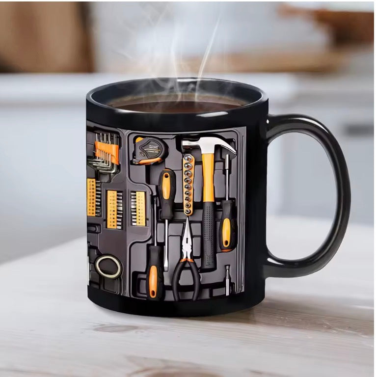 Mechanic Toolbox Mug 11 oz Ceramic Coffee Cup
