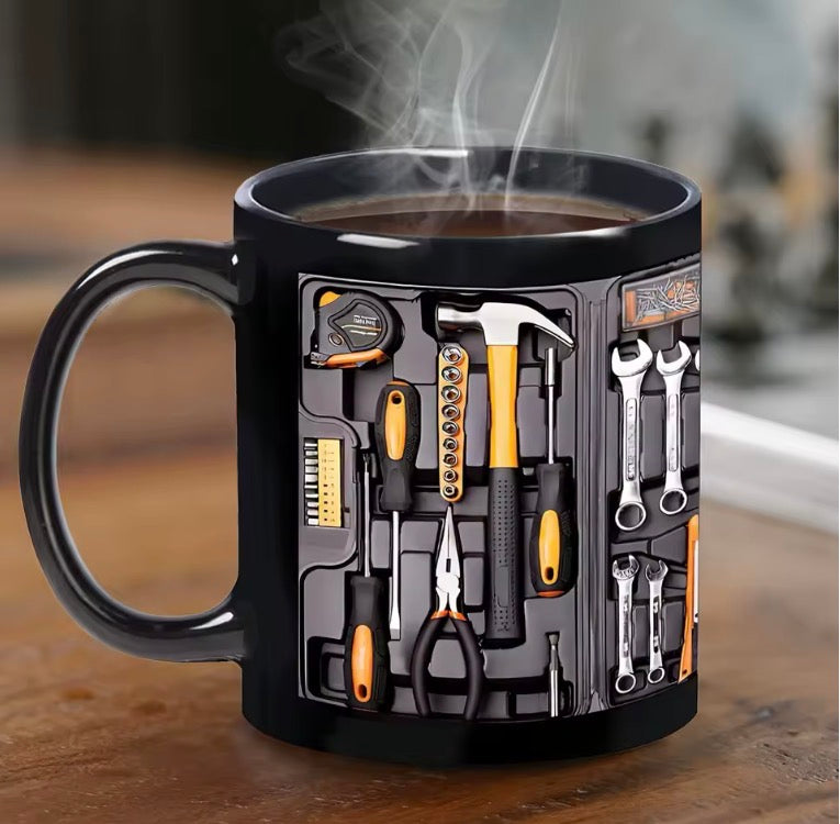 Mechanic Toolbox Mug 11 oz Ceramic Coffee Cup