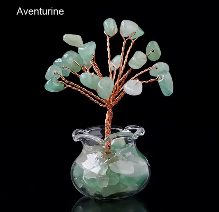 New Natural Crystal Tree Reiki Healing Feng Shui Mini Tree