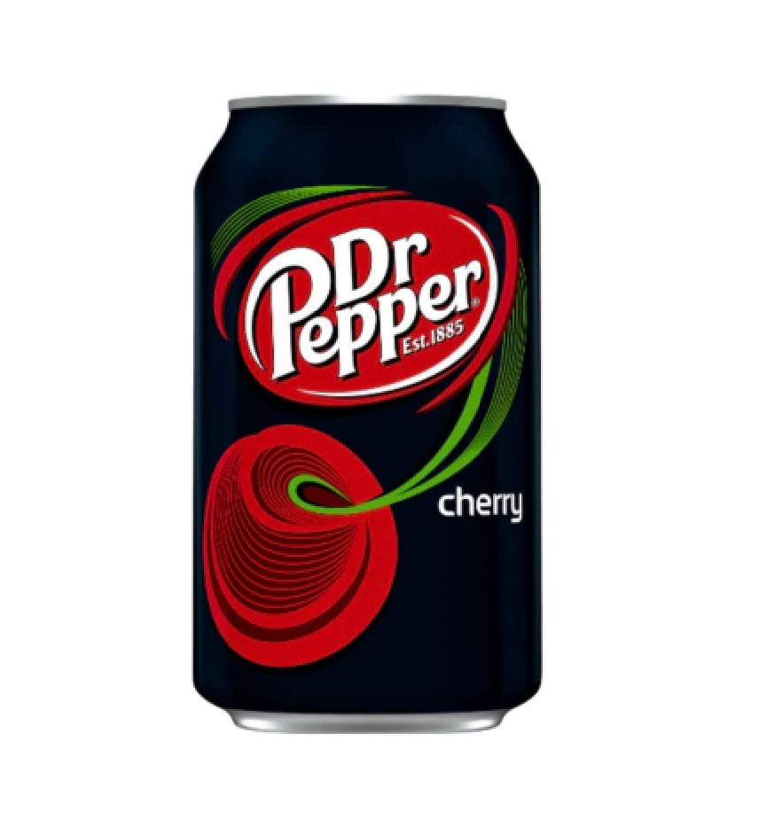 Dr Pepper Cherry Fizzy Drink Cans 12 x 355m