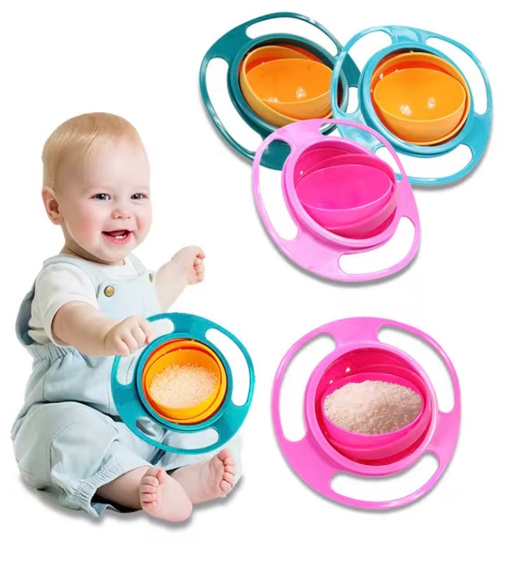 Universal baby feeding bowl Gyro Bowl