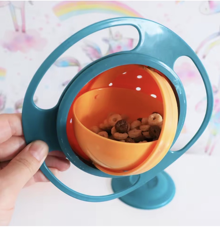 Universal baby feeding bowl Gyro Bowl