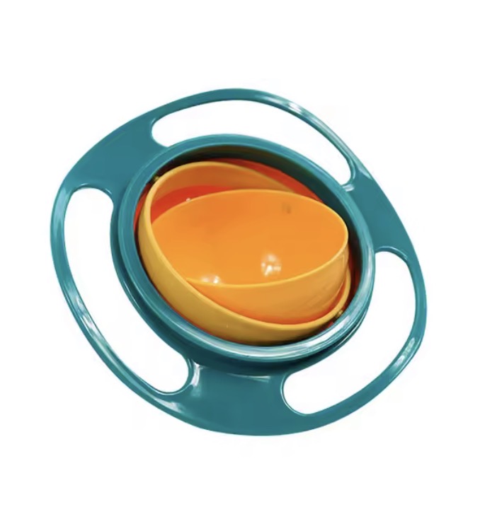 Universal baby feeding bowl Gyro Bowl