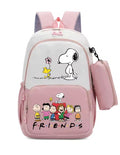 Snoopys School Bag Boys Girls