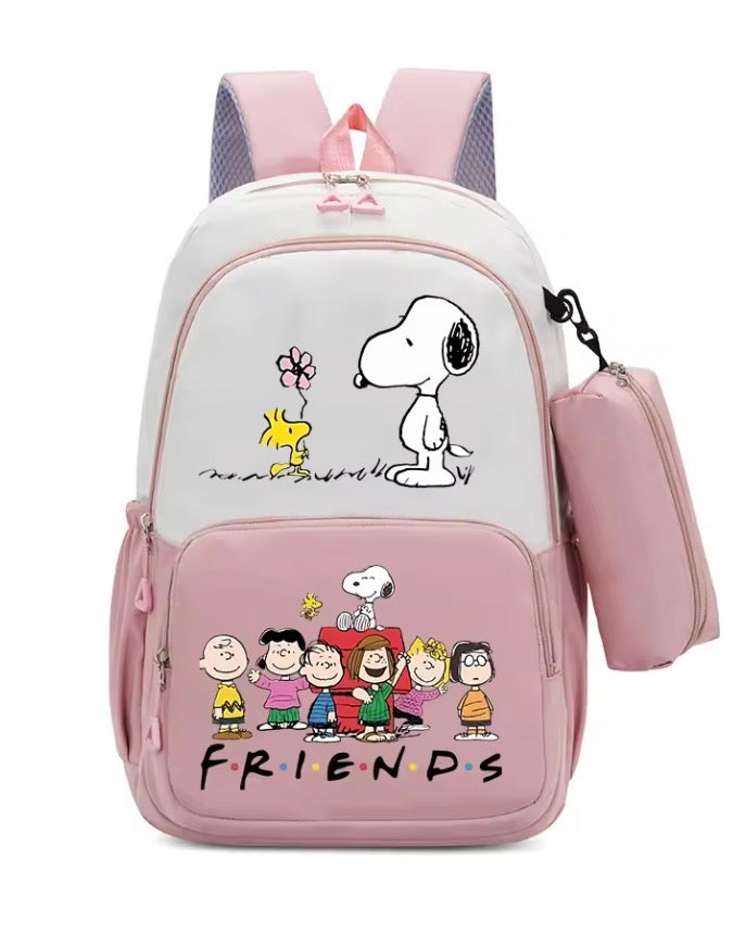Snoopys School Bag Boys Girls