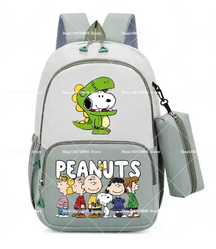 Snoopys School Bag Boys Girls