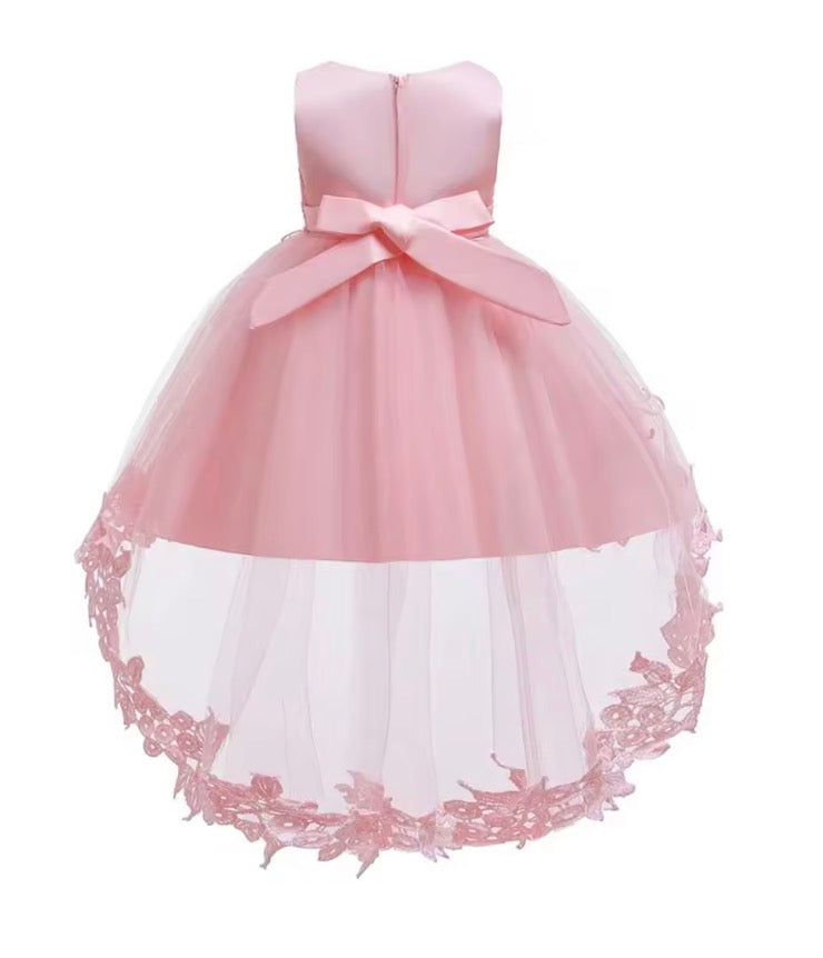 Girls Elegant Flower Girl Dress