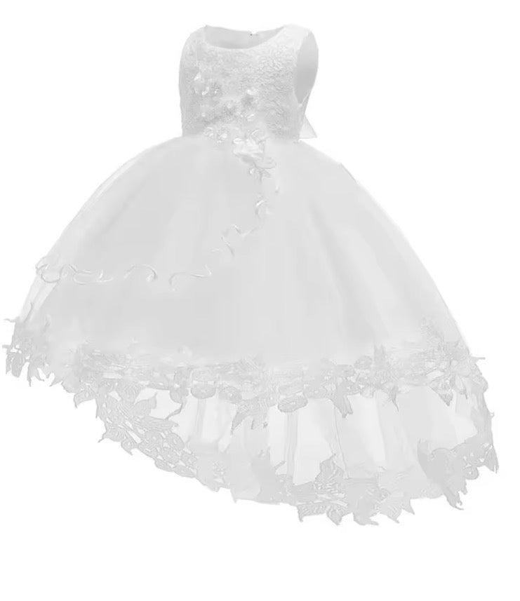 Girls Elegant Flower Girl Dress