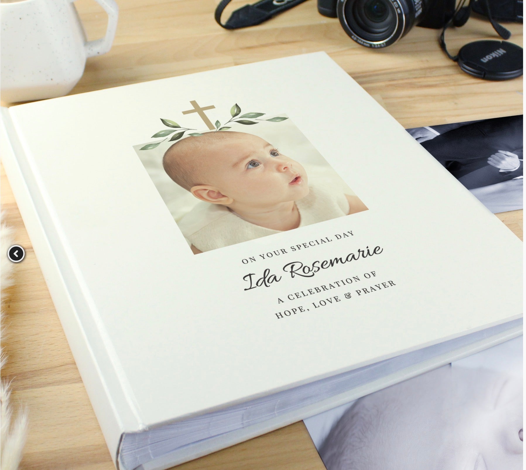 Personalised Religious Cross Photo Upload