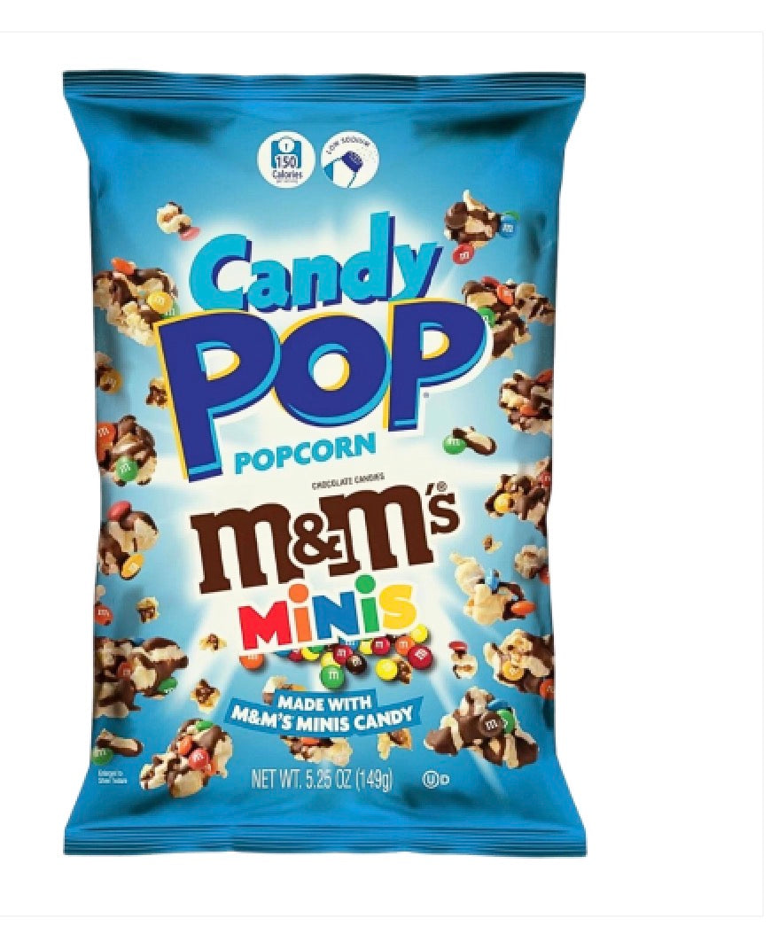 Candy Pop M&Ms Popcorn 12x149g