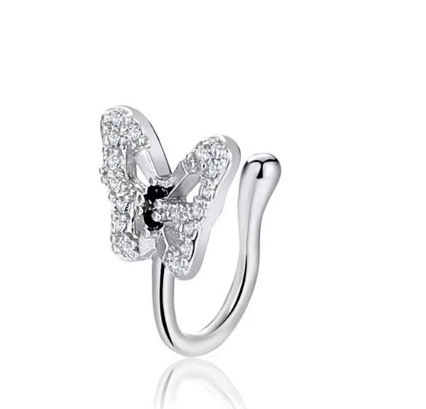 Non-perforated U-shaped Nose Ring Clip