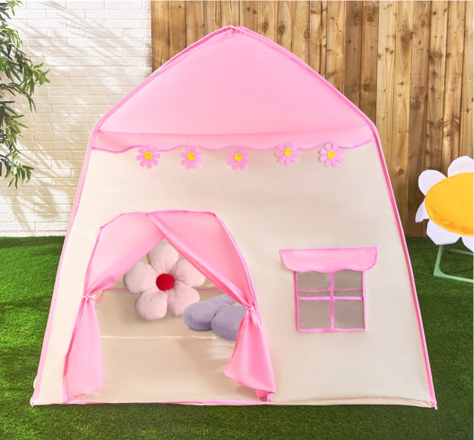 Kids Flower Tent - Pink