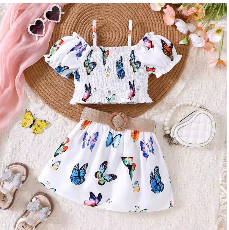 Girls Spring And Summer Two-Piece Casual Set
