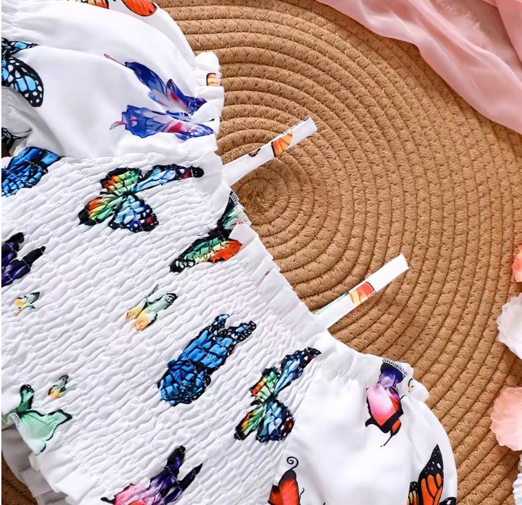 Girls Spring And Summer Two-Piece Casual Set