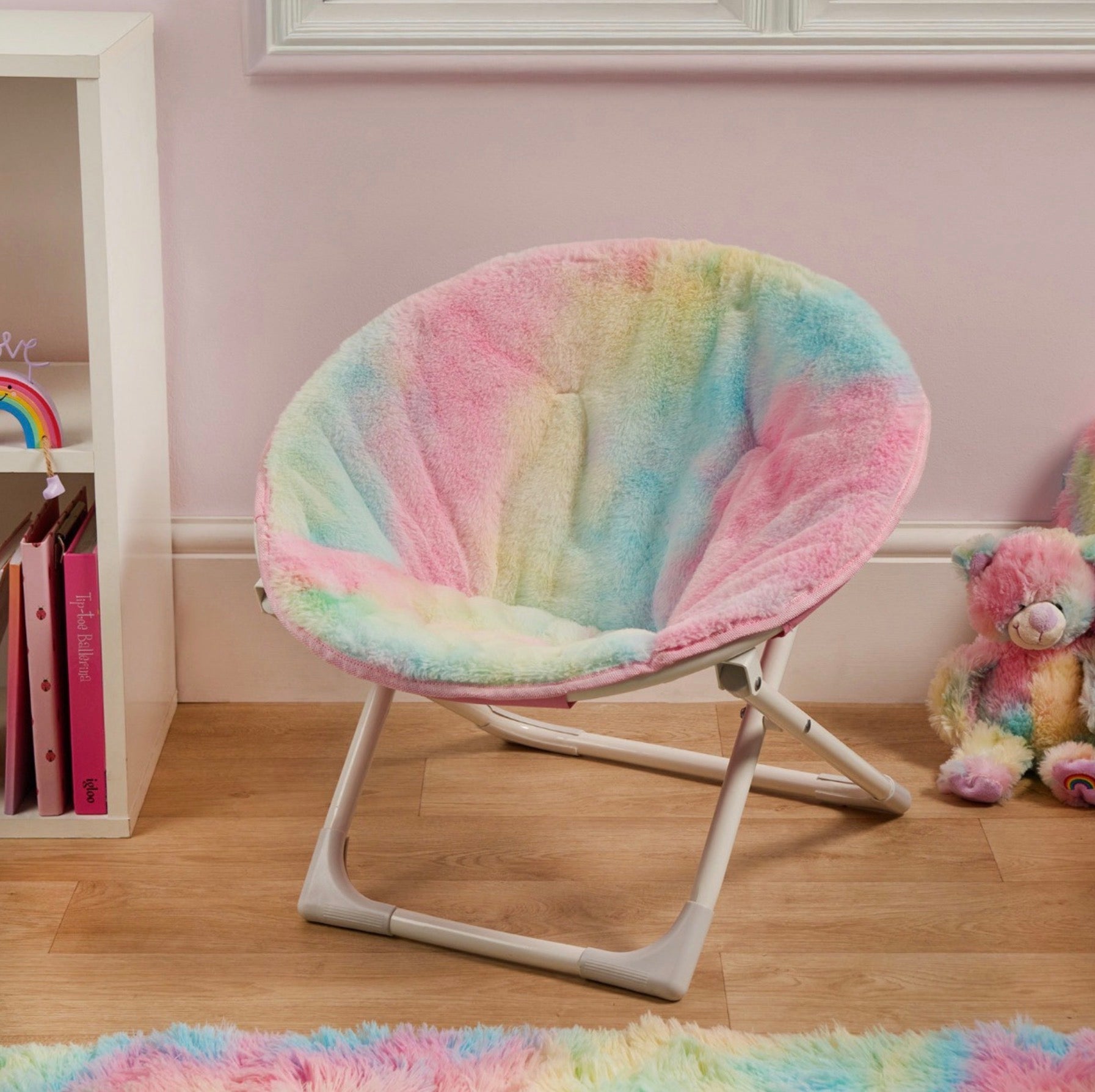 Kids Tie Dye Moon Chair