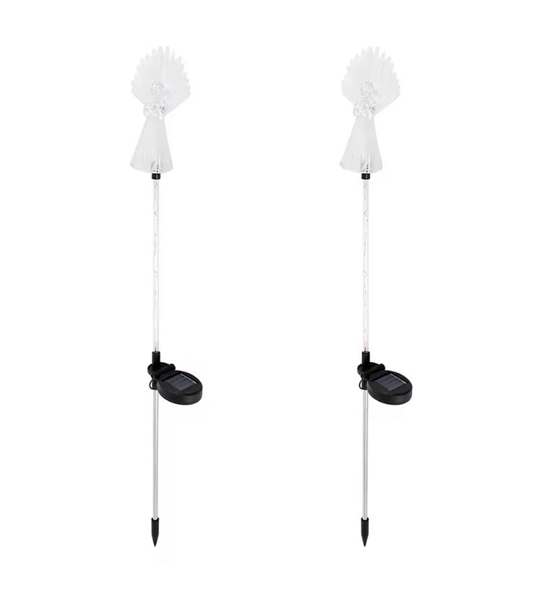 Solar Angel Stake Lights Solar Powered Garden Light