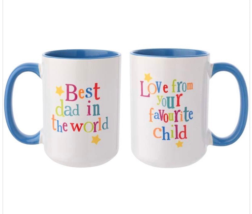 BEST DAD MUG – LOVE FROM YOUR FAVOURITE CHILD