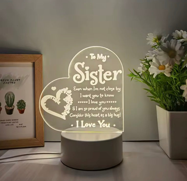 Sister 3D Nightlight