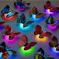 12pcs 3D LED Butterfly Decoration Night Light