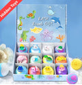 12Pcs Children's Ocean Bath Ball With Hidden Toys