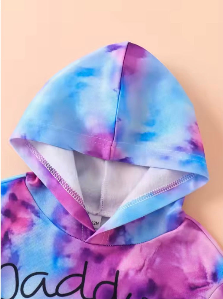Girls Tie Dye Lounge Set