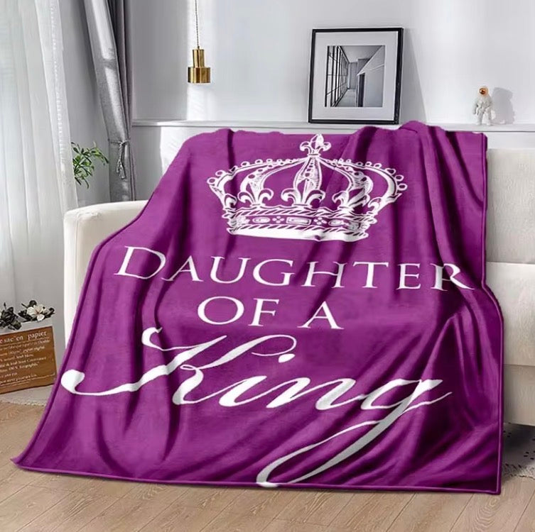 Juicy Couture Pink Crown Fleece Blanket