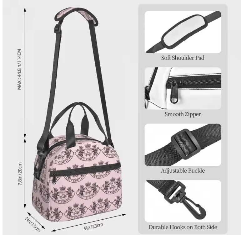 Juicy Couture Crest Insulated Lunch Bag