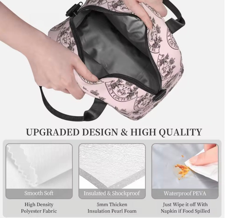 Juicy Couture Crest Insulated Lunch Bag