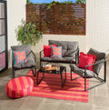 Miami 4 Seater Outdoor Lounger Set