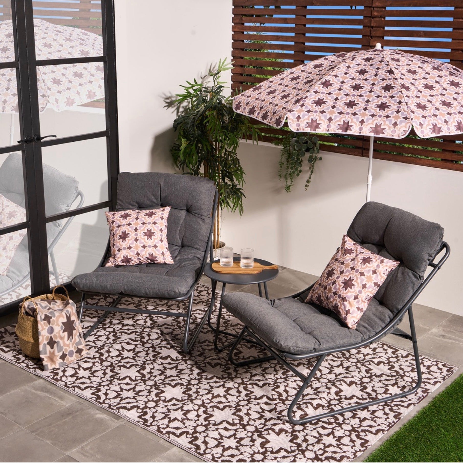 Mykonos 2 Seater Bistro Set