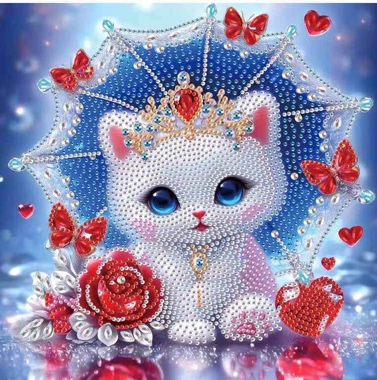 Cat Special Shape DiamondArt Painting Kit
